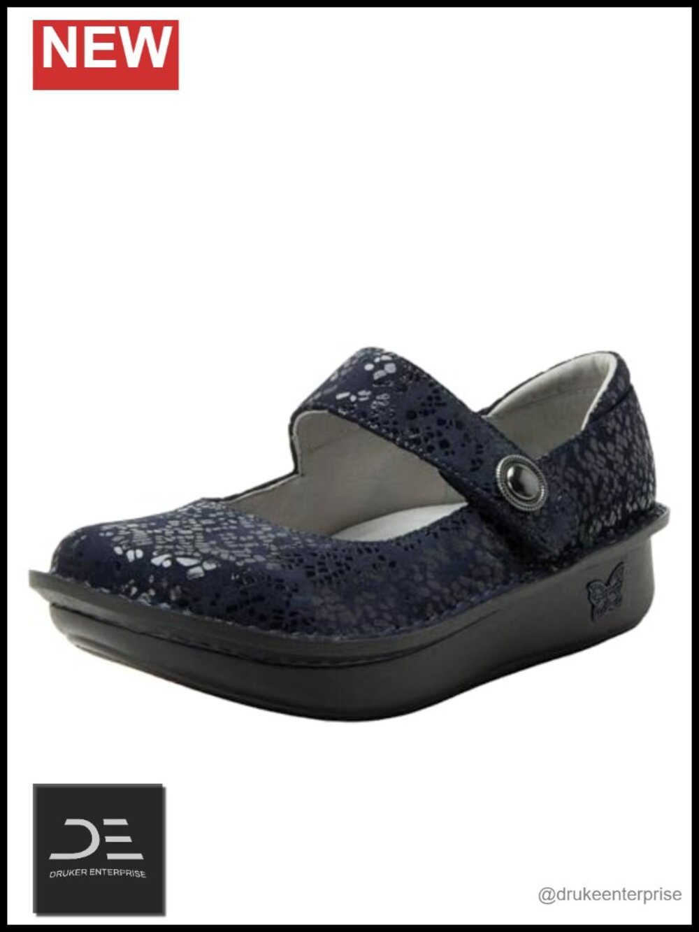 Alegria Paloma Leather Double Strap Mary Jane Comfort Shoes